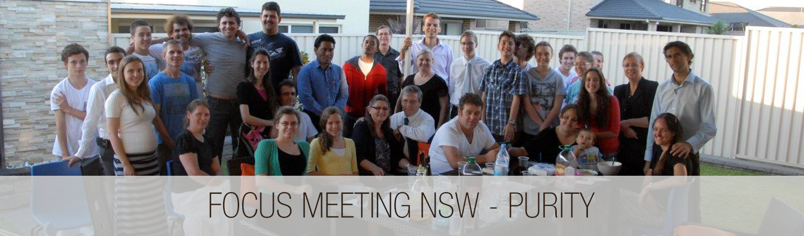 Focus Meeting NSW – Purity